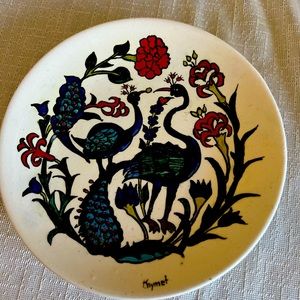 Hand painted ottoman tile art, pottery , wall art